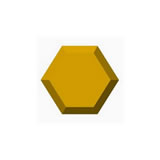 6.5" Hexagon Hump Mold