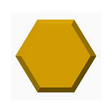 8" Hexagon Hump Mold