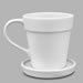 Planter Cup & Saucer