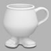 Footed Mug - Flip Flops