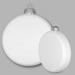 4" Flat Ornament
