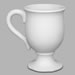 Ruffle Pedestal Mug