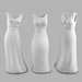 Dressy Dress Vases (3 Designs)