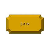 5" X 10" Rectangle Plaque