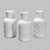 Textured Bud Vases