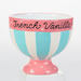 French Vanilla Striped Ice Cream Bowl