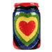 Happy Heart Tie-Dye Jar